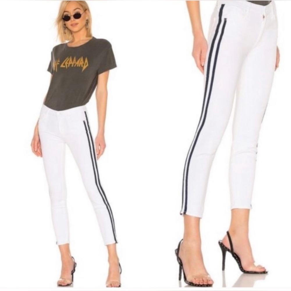 MOTHER Jeans NWOT The Hustler Ankle Glass Slipper Racer Size 25